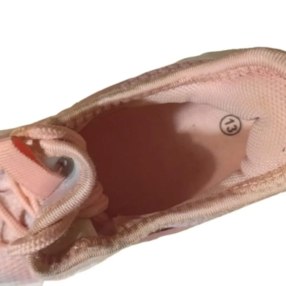 Kids Lightweight Pink Gradient Knit Sneakers